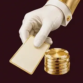 Hand dealing card — Amon